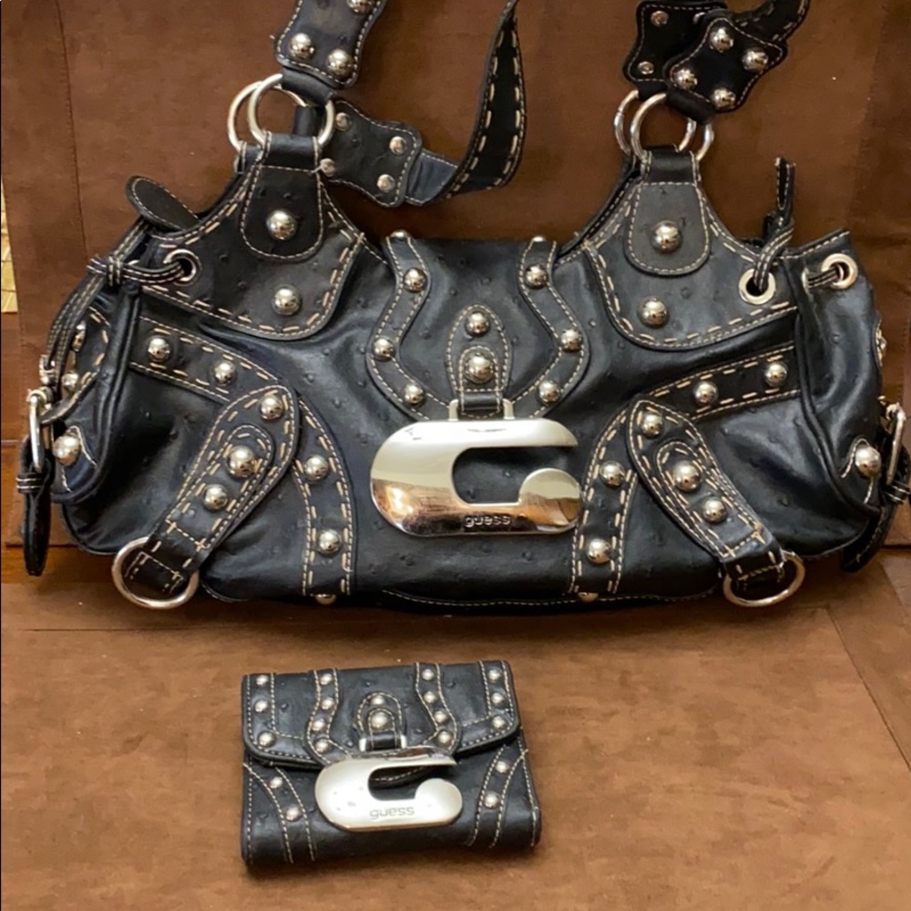Guess purse and wallet